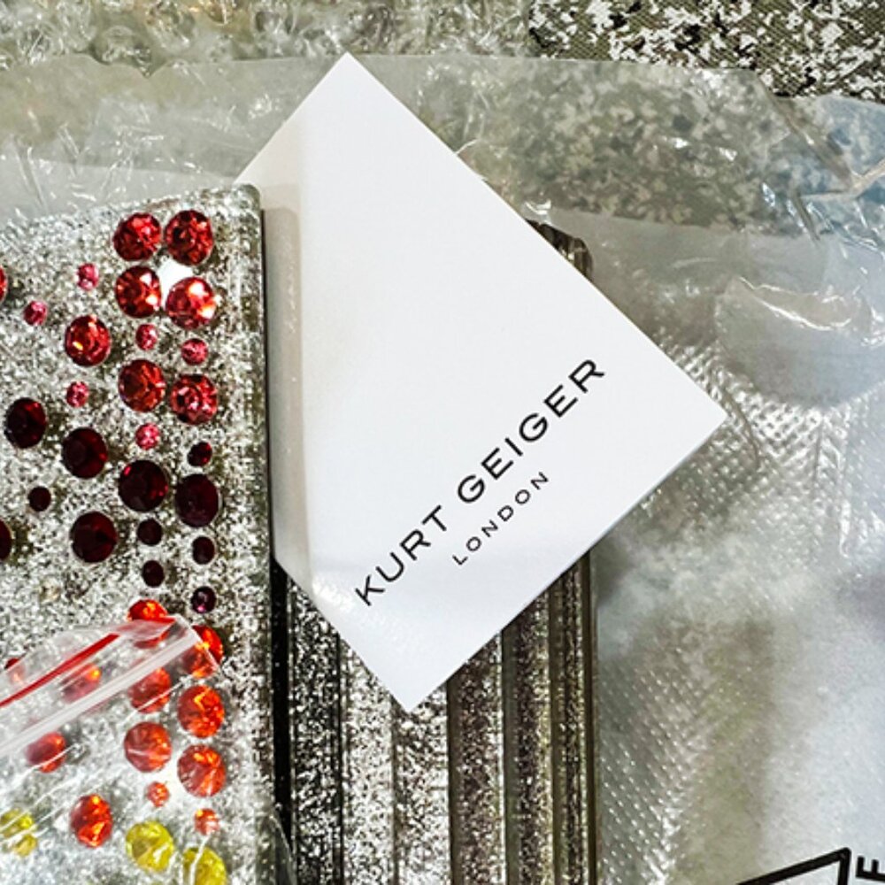 Kurt Geiger | London Multicolored Crystals Clutch  - NIB/NWT - Picture 4 of 10